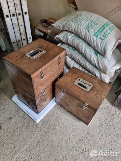 Ящик деревянный подарочный