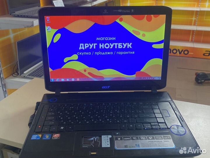 Acer Intel Core i7 15.6 4gb hdd 500gb