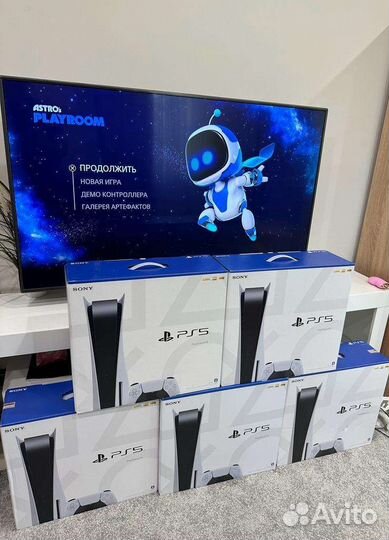Sony playstation 5 +650 игр+гарантия(обмен пс4)