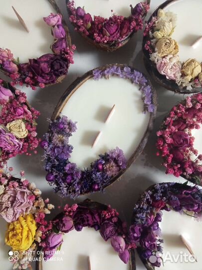 Ароматические свечи ручной работы