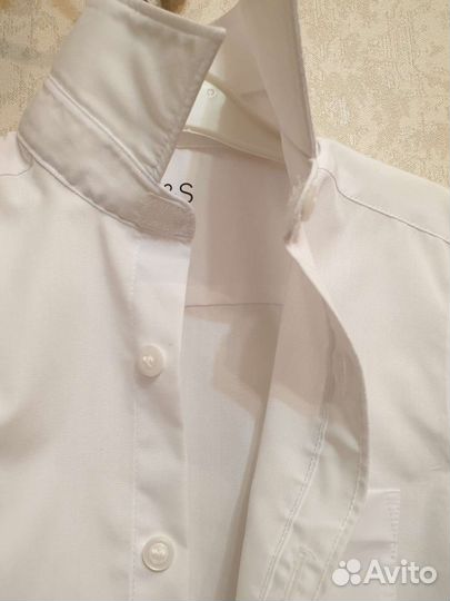 Рубашка белая для мальчика 116