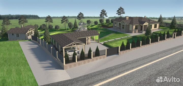 Проектирование коттеджей из любого вида материалов