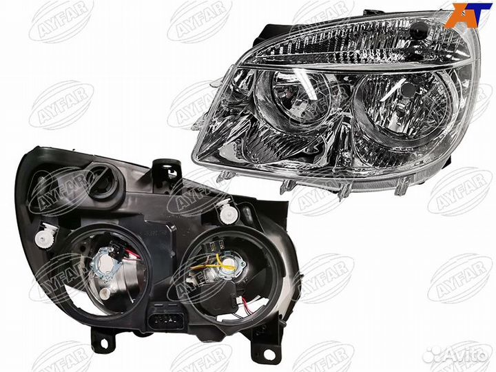 Фара fiat doblo 06-15 LH под электрокорректор 5053