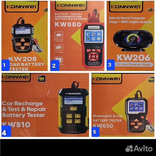Konnwei тестер, сканер