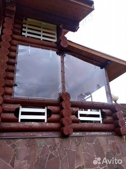 Гибкие окна из пленки пвх 700 микрон