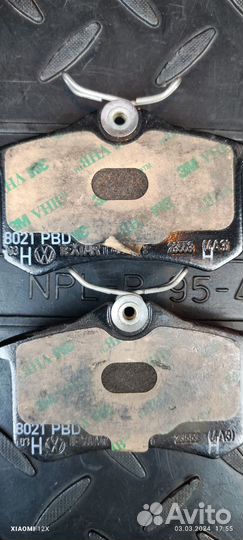 Тормозные колодки vw audi