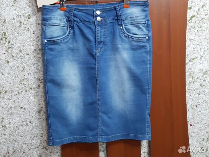Юбка джинсовая