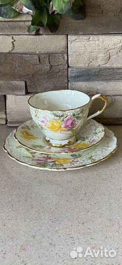 Чайные трио/фарфор/винтаж/Англия