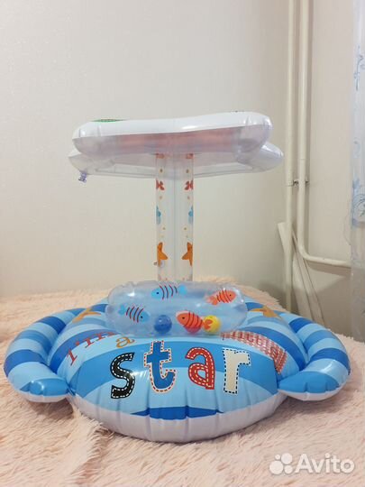 Круг для плавания с козырьком