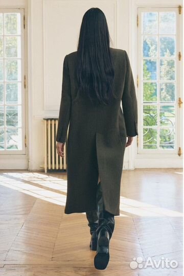 New Пальто макси Zara шерсть М Испания