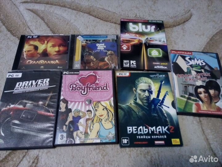 Компьютерные игры на CD дисках