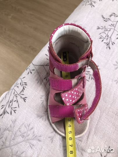 Ортопедические сандали на девочку 23 размер
