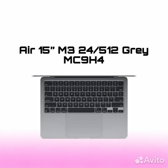 Air 15” M3 24/512 Grey MC9H4