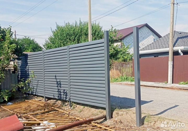 Забор жалюзи