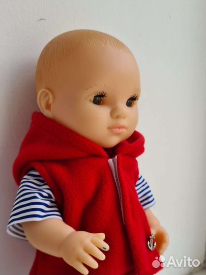 Кукла Тимошка с кроваткой-качалкой для девочек