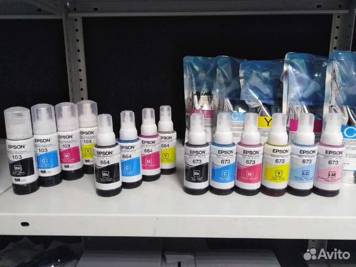 Оригинальные чернила Epson, Canon, HP, Brother