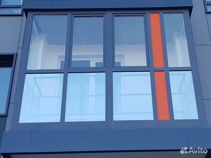 Продается балконная рама из пвх в пол