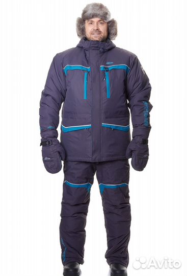 Костюм для рыбалки grayling Соболь, зимний, графит
