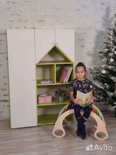 Шкаф-стеллаж Домик от производителя. Доставка