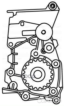 Насос водяной LADA Largus (10) /Renault Logan 1