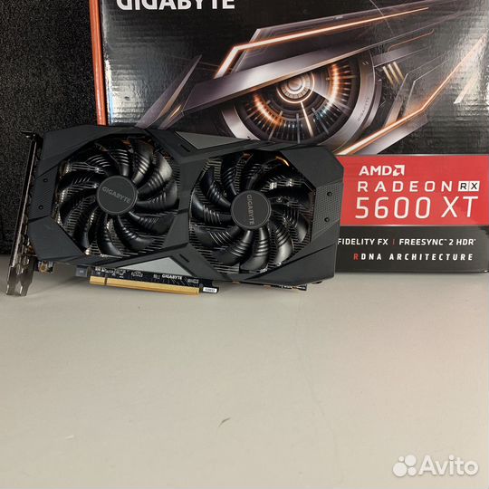 Видеокарта gigabyte RX 5600 XT windforce OC 6G