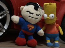Мягкие игрушки Супермен и Барт