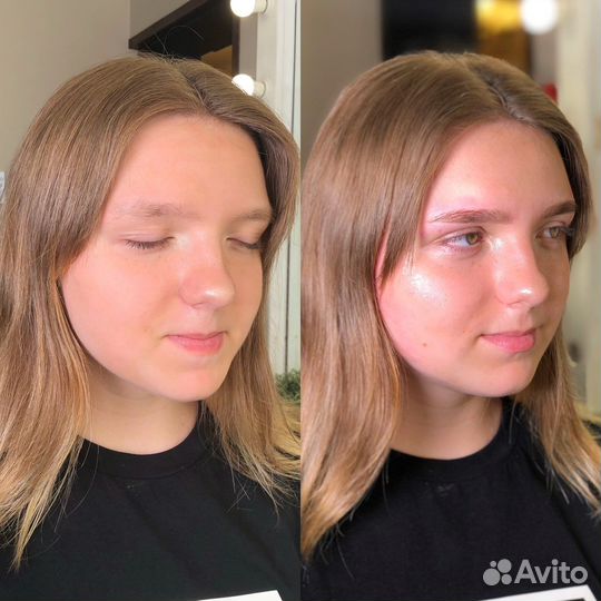 Модель на оформление бровей