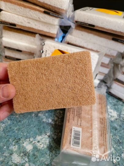 Эко губки для мытья посуды (сизаль)