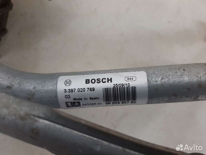 Трапеция дворников Peugeot 207