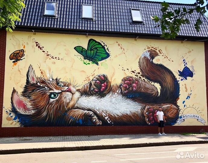 Роспись стен граффити