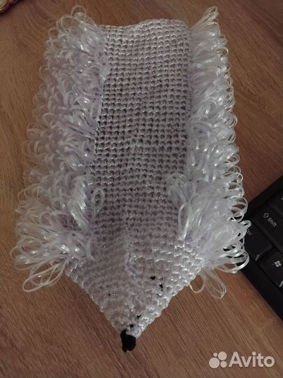 Мочалка-ёжик ручной работы