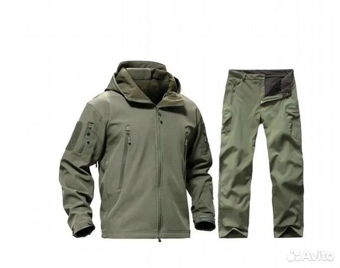 Тактический костюм softshell олива