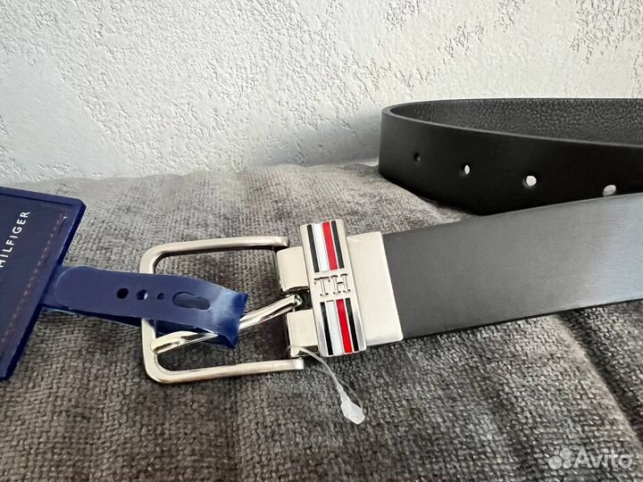 Кожаный ремень tommy hilfiger оригинал