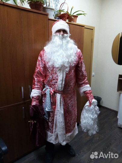 Костюм деда мороза взрослый