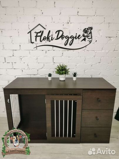 Интерьерная клетка для собаки в квартиру дом