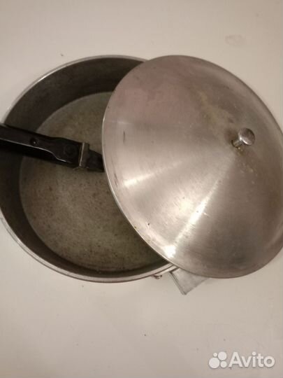 Чугунная сковорода с крышкой СССР
