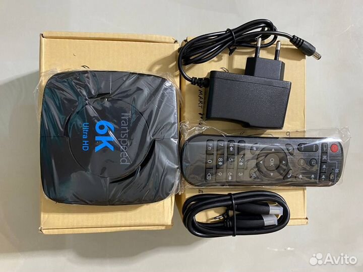 Tv box Android 10. 4/32 h616 6K 4 шт