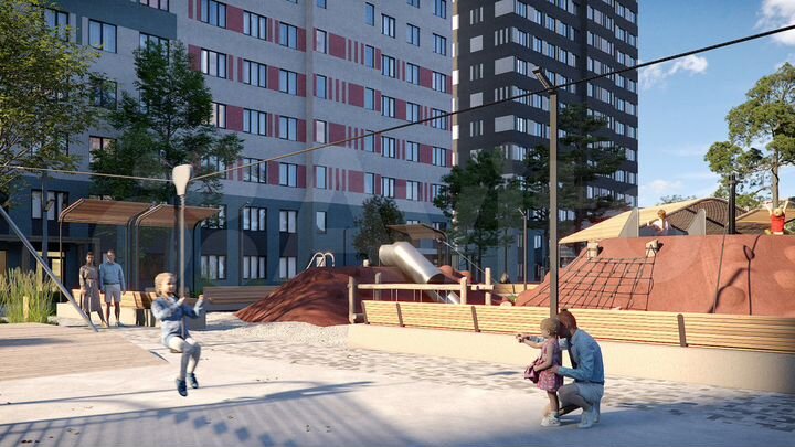 3-к. квартира, 63,5 м², 16/23 эт.