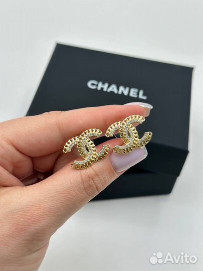 Серьги chanel