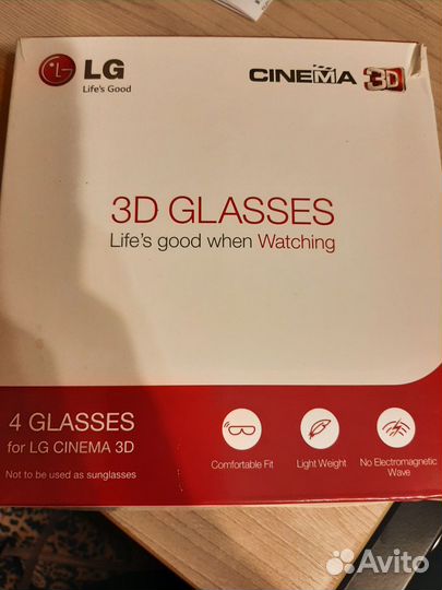 3D очки для телевизора LG