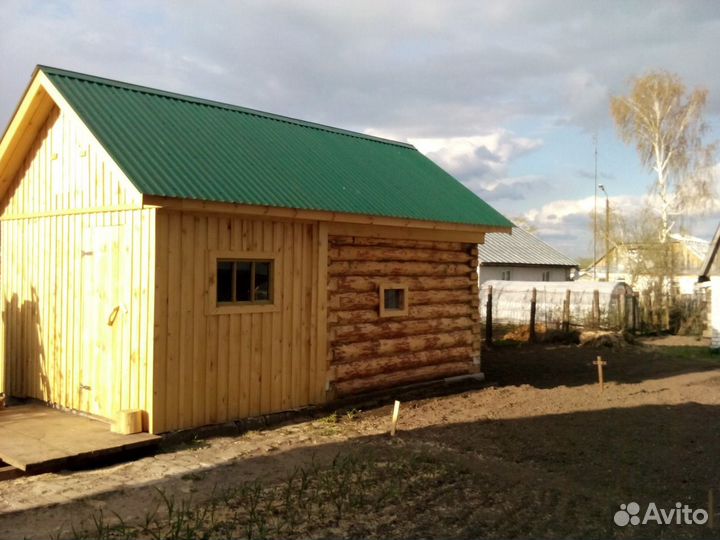 Срубы бань и домов