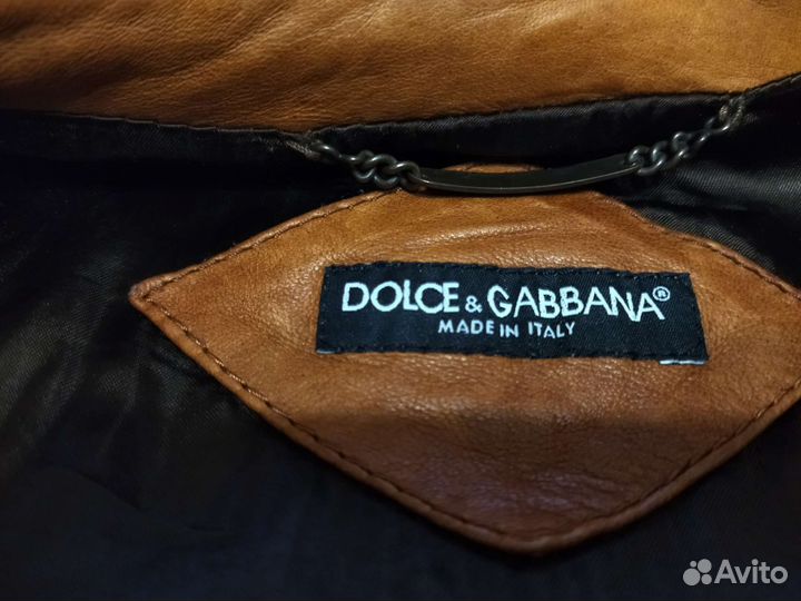 Кожаная куртка мужская dolce gabbana оригинал