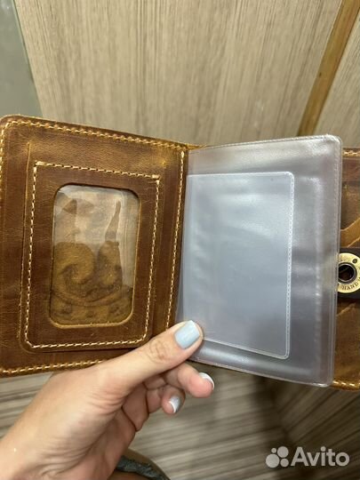 Обложка для автодокументов кожа