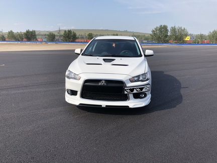 Юбка на передний бампер Zodiak Mitsubishi Lancer X