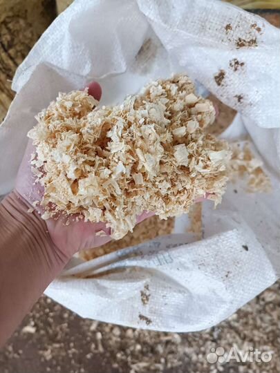 Опилки стружка в мешках