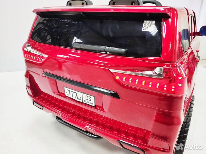 Б/у детский электромобиль lexus LX-570, красный