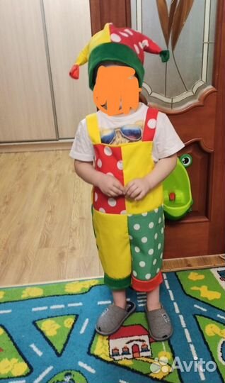 Костюм петрушки, размер 92-122