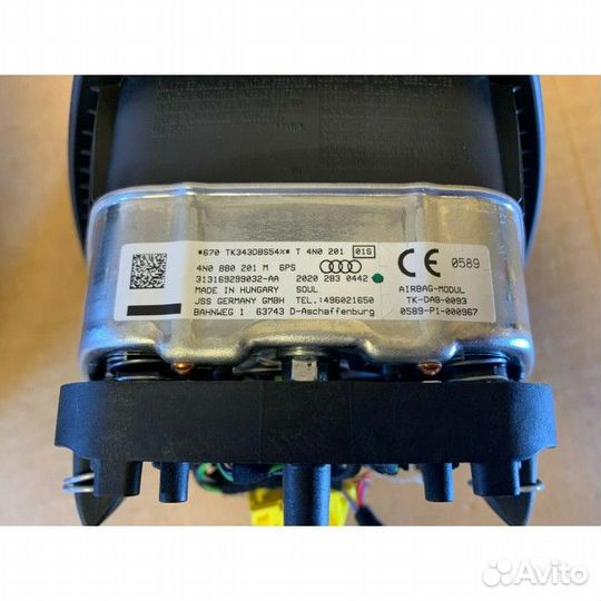 Руль Audi с подушкой оригинал A6 A7 A8 Q8 4K 4N 4M