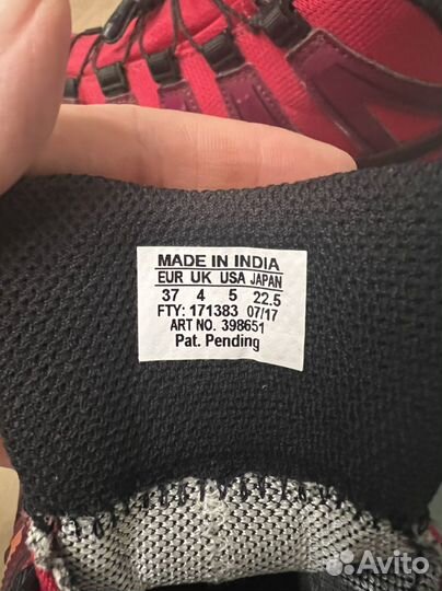 Ботинки треккинговые для девочки salomon 36 р-р