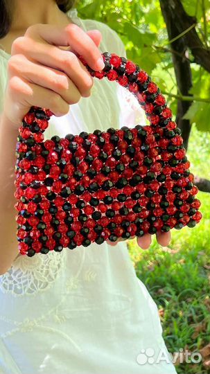 Сумка из бусин)